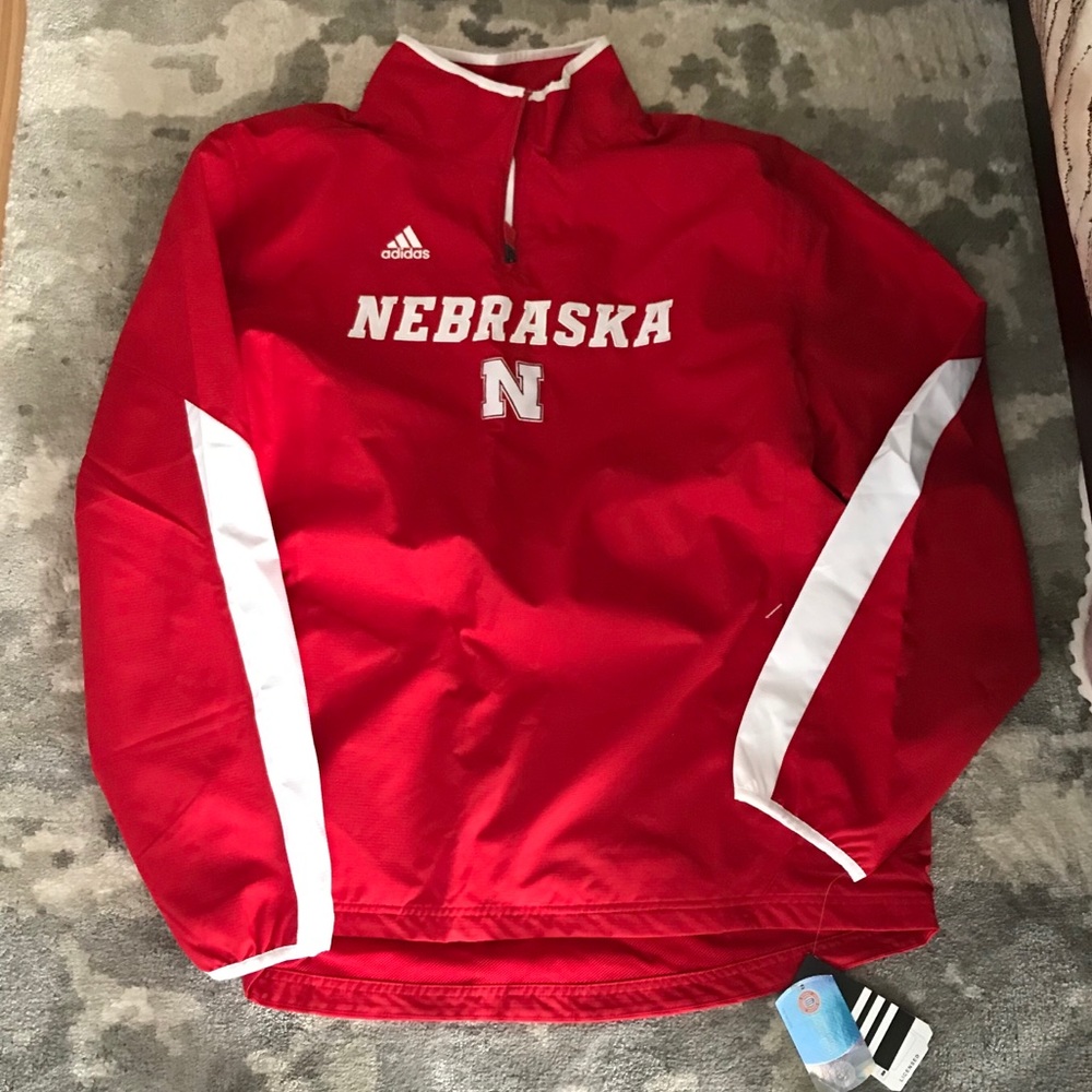 Adidas Nebraska Sideline Hot Jacket